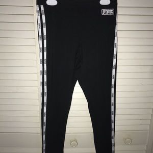 black pink brand leggings